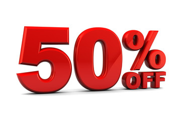 fifty percent discount