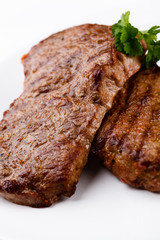 Grilled steaks