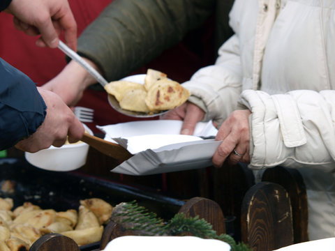 Warm food for the poor and homeless