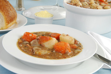 Bean and ham soup