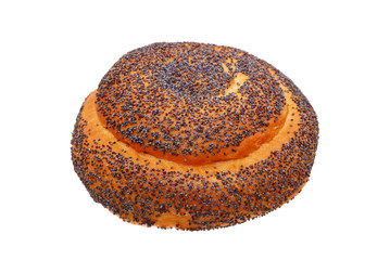 The fresh buns on white