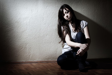 depressed teenager
