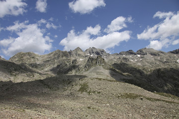 Site of the collar of fenestre, and step of the adre,  France