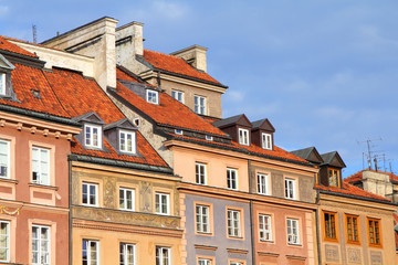 Fototapeta na wymiar Warsaw old town