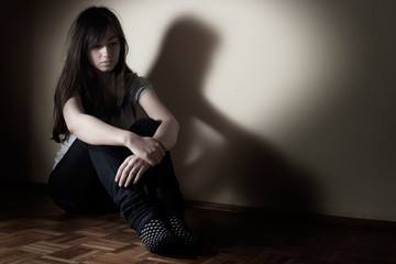 depressed teenager