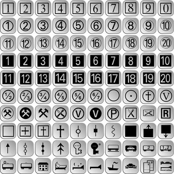 Various icons
