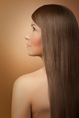straight long hair