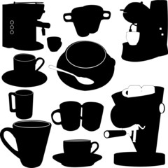 coffe garniture - vector
