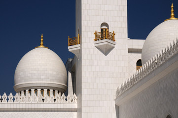 Große Moschee in Abu Dhabi,Teilansicht