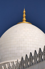Große Moschee in Abu Dhabi,Teilansicht