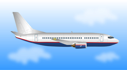 Plane in sky