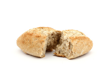 Brötchen halbiert