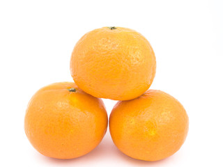 Three tangerines