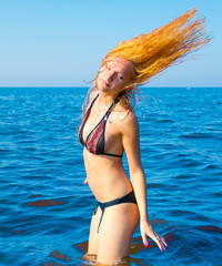 Obraz premium Body Beach Smiling
