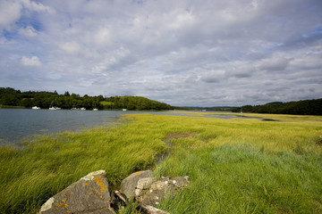 view of coastline in brittany