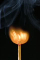 Wooden Match Ignition