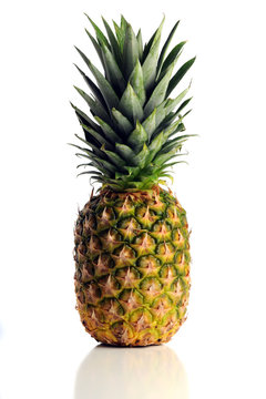 Pineapple Over white background