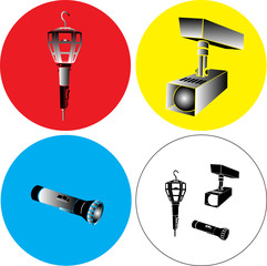 lamps vector