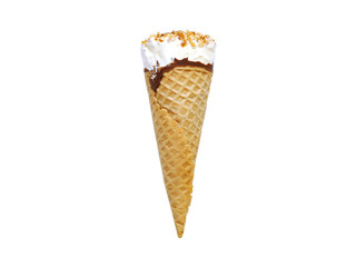 ice cream isolated on white background