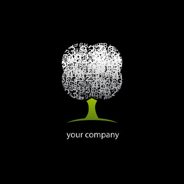 logo entreprise, arbre, finance