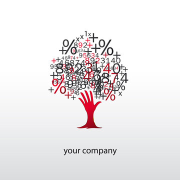 logo entreprise, arbre, finance
