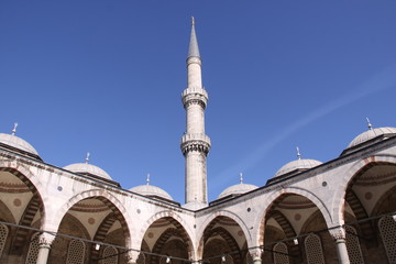 Fototapeta na wymiar Blaue Moschee in Istanbul - Türkei