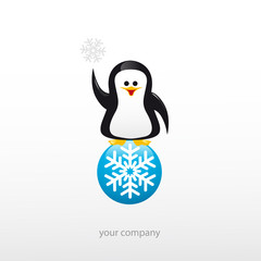 logo entreprise, pingouin