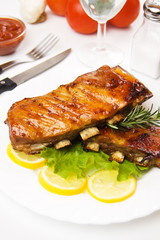 Barbecued ribs