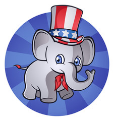 Obraz premium Political Elephant