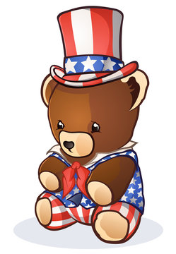 Uncle Sam Teddy Bear