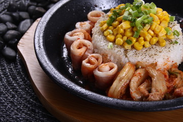 石焼キムチ豚ライス