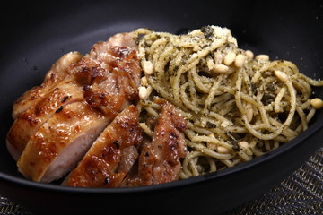 japanese style chicken pasta