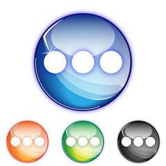 Picto trois points - Icon dot - collection color
