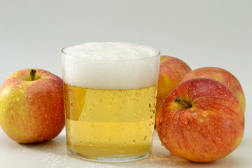 Cold cider.