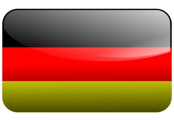 Web button with flag of Germany