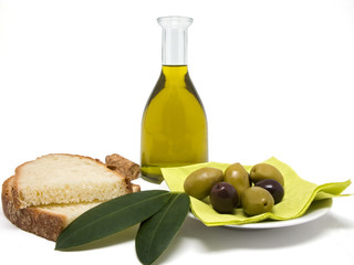 Olio pane e olive