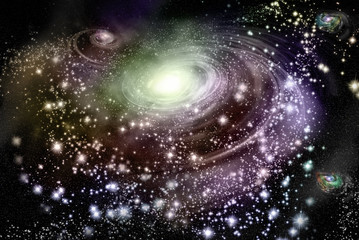 colorful galaxy