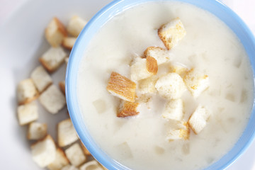 Onion pureed soup