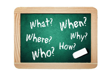 Obraz premium Questions