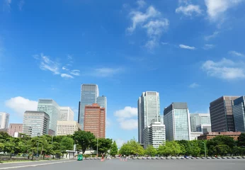 Deurstickers Tokyo Skyline © haveseen