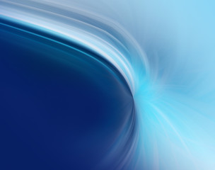 Abstraction blue background
