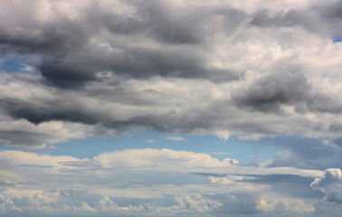 clouds over blue sky