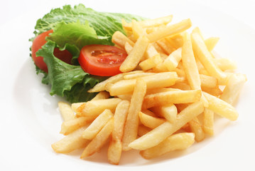 Chips with Salad