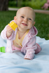 baby with toys © mbt_studio