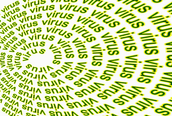 oval virus illustration