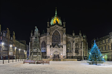 Obraz premium St Giles Cathedral (the High Kirk), Edinburgh, Scotland