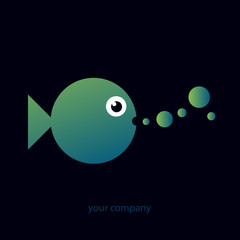 logo entreprise, poisson