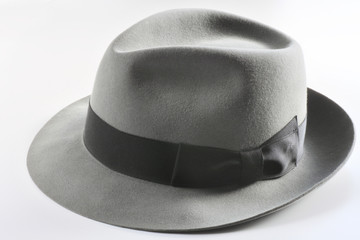 紳士の中折れ帽