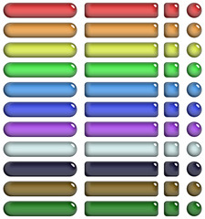 Computer generated color web buttons