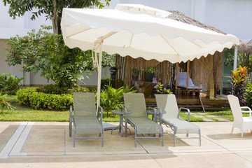 Resort lounge chairs